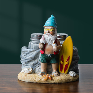 Nouveau produit transfrontalier : planche de surf, décoration de bouteille d'assaisonnement grand-père, décoration de table en résine pour restaurant, café - Product Image 5