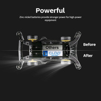 Baterías Recargables de Zinc-Níquel AA AAA de 1.6V, Potentes, con USB Tipo C, 2000mWh, Paquete de 4 Unidades, con Logotipo Personalizado