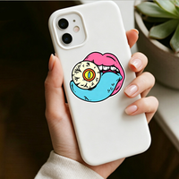 Etiquetas de Diseño Personalizado para Empresas, Adhesivos de Vinilo Impermeables con Dibujos Animados, Adhesivos Troquelados para Logotipos Comerciales