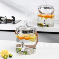 Distributeur de boissons froides en plastique 18,5 L avec robinet et poignée, personnalisable avec logo OEM, vente en gros pour hôtels et événements