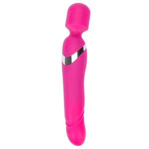 Bâton vibrant chauffant rechargeable à double tête pour masturbation féminine, jouet sexuel pour adultes, vente en gros - Product Image 5