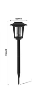 Lámpara Solar Antimosquitos <span class=keywords><strong>para</strong></span> Exteriores, Luz de <span class=keywords><strong>Jardín</strong></span> con Trampa <span class=keywords><strong>para</strong></span> Insectos <span class=keywords><strong>para</strong></span> Patio, Villa, Protección - Product Image 4