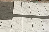 Carreaux de marbre blanc grec Volakas poli, marbre blanc naturel découpé sur mesure, spécifications pour revêtements de sol et murs pour projets hôteliers