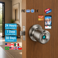 Serrure de porte numérique en aluminium Te'an, serrure électronique étanche, bouton de contrôle de sécurité, serrure intelligente compatible avec le mot de passe