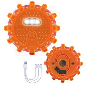 Fabricant-Source LED Road Flare USB Type-C Charging Emergency Rescue Warning Light Catégorie for Road Failure Traffic Lights - Product Image 6