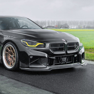 Bmw 2 Series M2 G87 2023 Front Bumper <b>Lip</b> <b>Splitter</b> Carbon Fiber Texture Abs Material For Car Body Kit Modification - Product Image 1