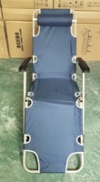 Lit inclinable pliable multi-positions réglable |   Lit d'appoint portable et chaise longue de camping avec tissu respirant