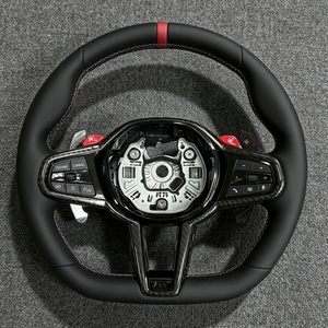 Volante Deportivo de Fibra de Carbono M Sport para <span class=keywords><strong>BMW</strong></span> M3 M4 M5 M6 X3 X4 X5 X6 X7 <span class=keywords><strong>X8</strong></span> G01 G05 G08 G12 G15 G20 G25 G30 G35 G80 G82 330i M340i - Product Image 2
