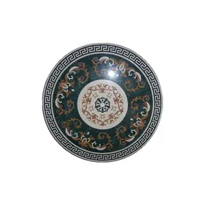 Pola Interior Indah Desain Bunga Marmer Ubin Lantai Mosaik untuk Dekorasi Lantai Aula