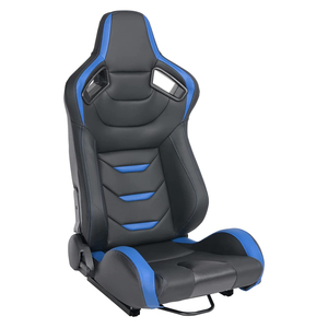 JIABEIR 1054B bleu cuir de haute qualité réglable simulateur Sim baquet sièges de course de voiture - Product Image 2