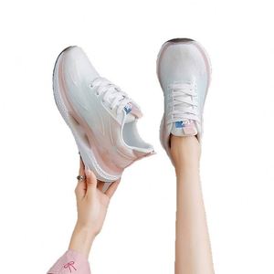 Chaussures de course pour femmes YF-S18 avec plaque en carbone, absorption des chocs, légères, respirantes, lacets avant, toutes saisons, pour étudiants - Product Image 5