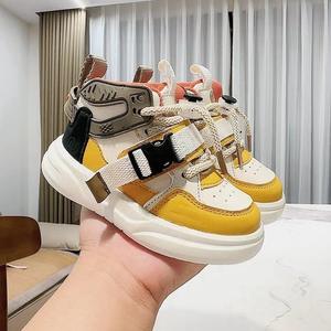 2025 printemps nouvelles chaussures de sport pour enfants filles bébé chaussures de skate décontractées garçons chaussures de <span class=keywords><strong>basket</strong></span>-ball haut de gamme - Product Image 2