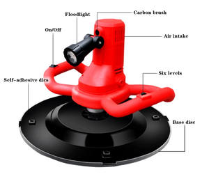 Machine de polissage et de lissage de mur entièrement automatique à haute efficacité, alimentée par un moteur électrique - Product Image 6
