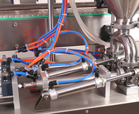 Machine de remplissage automatique à double tête pour parfums/granulés/liquides, idéale pour les petites capacités de production
