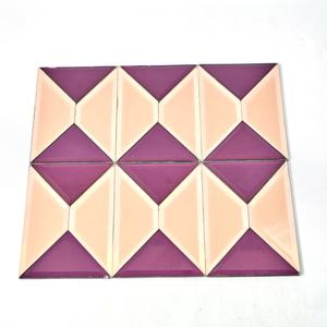 Hot Sell Triangle de verre coloré d'intérieur Mosaïque Sricker mural pour salle de bains et piscine - Product Image 4