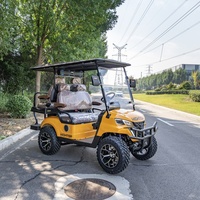 Voiture de golf électrique Falcon 2+2, 4 places, type ATV/UTV, pour la chasse, avec suspension rehaussée, vente en gros directe usine de produits chinois, prix