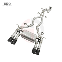 Sistema de Escape Catback de Acero Inoxidable SDO para BMW M3 M4 F80 F82 F83 3.0T 2014-2019, Kit de Mejora de Silenciador Valvetronic de Alto Rendimiento