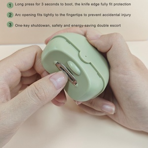 <b>Battery</b> Powered Automatic Nail Smart Trimming with Hidden Waste Compartment - Product Image 3