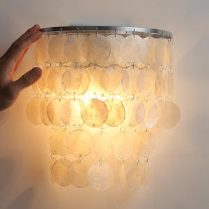 New Design Modern Adjustable Mounted Lamps Nordic Indoor Shells <b>Wall</b> Lamp for Home Hotel Bedroom - Product Image 2
