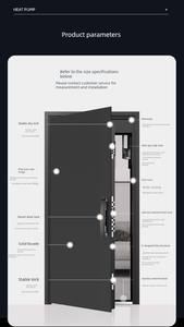 Pintu Masuk Keamanan Bersertifikat EN ISO - Baja Galvanis dengan Isian Poliuretan & Lapisan Film PVC - Product Image 5