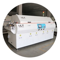 Four de Refusion Automatique SMT I.C.T ICT05 à 4 Zones, Mini Machine de Table pour l'Exportation Mondiale, Garantie 1 An, 380V