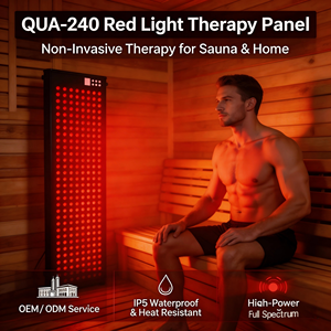 Panneau de luminothérapie rouge haute puissance GLPE IIP65 étanche, 7 longueurs d'onde, résistant à l'humidité, appareil LED infrarouge, prise US, spa, sauna - Product Image 3