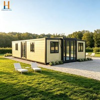 Maison modulaire de luxe de 40 pieds avec 2 chambres et salle de bain, villa préfabriquée - Zhonghuan Living