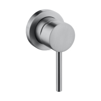 Mitigeur de salle de bain moderne + mitigeur de douche dissimulé en or brossé Combo-Mitigeur de douche durable