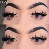 Nouveau style de cils russes humides et vaporeux, vente en gros de cils en bande complète et moelleux, fournisseur de cils, emballage de cils en marque privée