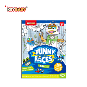 Libro para Colorear con Pegatinas <span class=keywords><strong>de</strong></span> <span class=keywords><strong>Caras</strong></span> Cambiantes, 28 Páginas, 130 Pegatinas, Divertidos Lápices <span class=keywords><strong>de</strong></span> Colores, Dibujo y Pintura, Juguete Unisex para Todas las Edades - Product Image 1