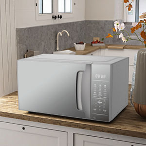 Horno <span class=keywords><strong>microondas</strong></span> de acero inoxidable con control digital de 30L, 304 cavidades, Marco Integrado, carcasa de vidrio eléctrica para cocinar a la parrilla - Product Image 3