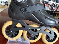 Patins à roulettes en ligne professionnels pour adultes, 3 roues de 110 mm, pour slalom, performance extérieure, vente en gros