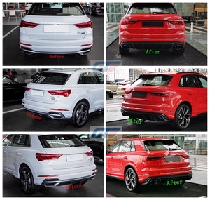 Diffusore Posteriore per Tuning Auto Audi <span class=keywords><strong>Q3</strong></span> RSQ3, Aggiornamento in Plastica ABS 2019-2024, Direttamente dalla Fabbrica - Product Image 5