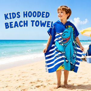 <span class=keywords><strong>Poncho</strong></span> de <span class=keywords><strong>Baño</strong></span> y Playa con Capucha para Bebés y Niños, de Microfibra Suave de Secado Rápido, con Estampado Personalizado, 60*120cm - Product Image 2