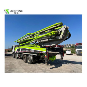 Camion <span class=keywords><strong>pompe</strong></span> à béton diesel Putzmeister d'occasion à bas prix de Chine, portée verticale 38m, 140/90m/h, modèle 2015, à louer - Product Image 3