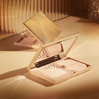 Fond de teint compact en poudre pour le visage à couverture complète de marque privée Correcteur naturel de la peau Hydratant Éclaircissant Réglage de la peau