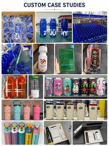 Bouteille d'eau en Tritan avec logo personnalisé, sans BPA, en plastique, avec poignée, pour la randonnée, le vélo, la salle de sport, les voyages - Product Image 6