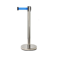 Poteau de guidage Xuxuan X-S62 en acier inoxydable 201 poli, barrière de sécurité, poteau de délimitation de file d'attente
