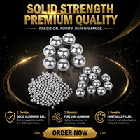 Balles en aluminium massif de petite taille, directement de l'usine, calibre .68, 43, 50, 12.7mm, 17.3mm, 17.27mm, 5mm, 6mm, 7mm, 8mm, 10mm, 12mm, 17mm, 10.92mm