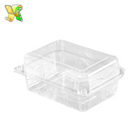 Boîte plastique à emporter 50 pièces, emballage pour aliments jetables chinois, boîte en plastique avec couvercle