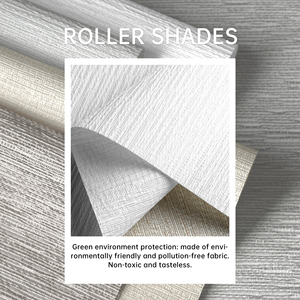 SAMADHI Child Safe Pull Chain Roller Blinds Custom Textile Fabric Manual <b>Window</b> Shades For Bedroom Living Room Sun Block - Product Image 2
