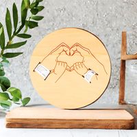 Support en bois pour bracelets de nouveau-né, décoration de chambre de bébé avec nom, annonce de naissance, cadeau souvenir de l'hôpital