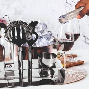 Juego de Coctelera de 7 Piezas de Acero Inoxidable Premium, Reutilizable y Portátil, para Bar Profesional y Mixología Casera - Product Image 1