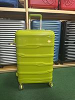 Ensemble de bagages en matériau PP 3 pièces Valise à coque rigide légère à roulettes pivotantes 20 24 28 pouces Serrure TSA Roues silencieuses Logo personnalisé
