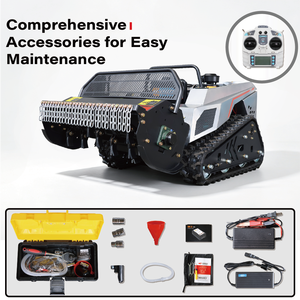 Tagliaerba Elettrico Rotante 24V con Telecomando, Sollevamento Idraulico, per Uso Agricolo, Certificato CE, Migliore Qualità - Product Image 1