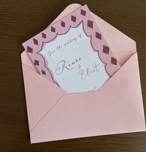 Customized Powder-<strong>white</strong> <strong>Envelopes</strong> with Gentle Gradient Effect Customized <strong>Envelopes</strong> with Personal Name or Slogan - Product Image 2