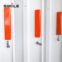 CHNSMILE OEM Casiers pour Employés, Salons de Coiffure, Gymnases – Armoires Modernes en Acier à 4 Portes Multifonctionnelles Pré-assemblées