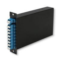 HYCOME fabrika kaynağı 16 kanal LGX kutusu Fiber optik alıcı/verici dubleks LC/UPC UPC nm-1650nm Fiber optik raf CWDM MUX + DEMUX