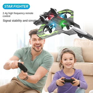 Drone télécommandé électrique 80m pour enfants, modèle avion de chasse planeur en plastique, le plus vendu, nouveau jouet pour petit garçon, fonction Suivez-moi - Product Image 1