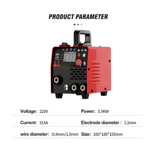 Máquina de Soldadura Eléctrica Industrial de 315A con Inversor para Construcción en Acero Suave y Fabricación de Metal DIY - Product Image 2